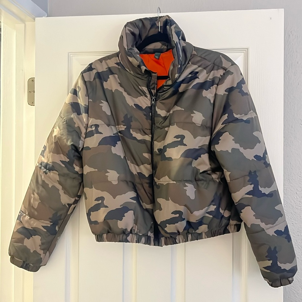 Brand new Wild Fable from Target Camo Bomber jacket size M sold out